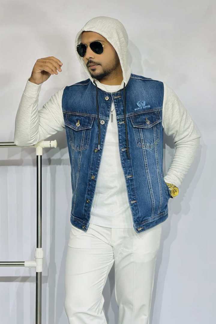 ,Premium,Stylish,Denim,Hoodie