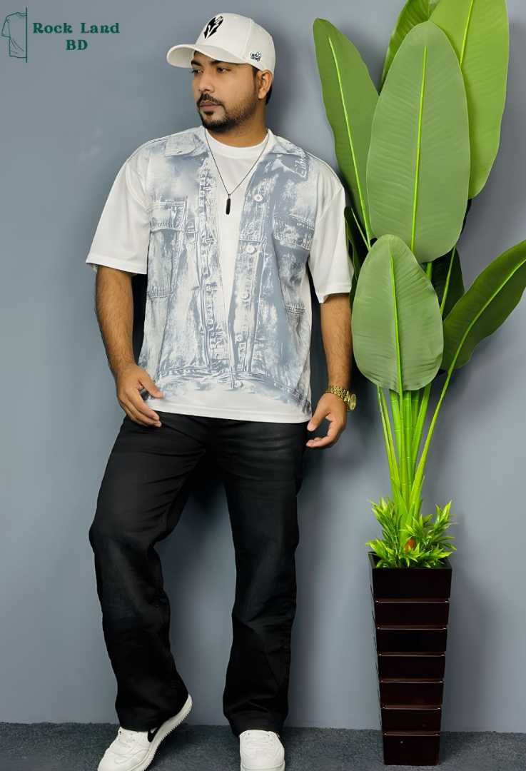 men printed shirt, half sleeve casual shirt, men summer shirt Bangladesh, trendy men shirt BD, premium men shirt, stylish casual shirt for men, Rock Land BD shirt, breathable summer shirt, men fashio