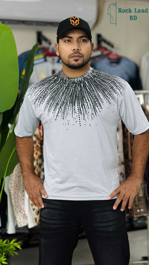 Drop-shoulder,half-sleeve,T-shirt,DST01