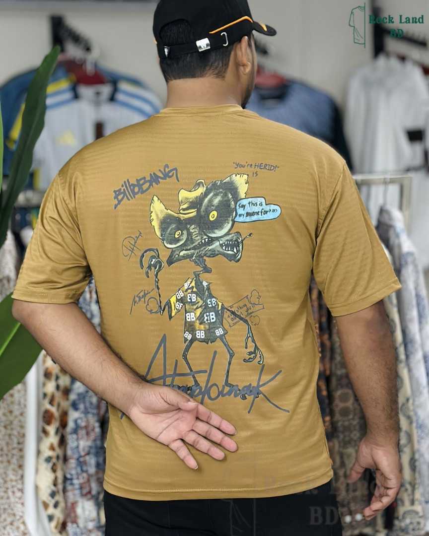 Print,Drop,Shoulder,T-shirt,-05